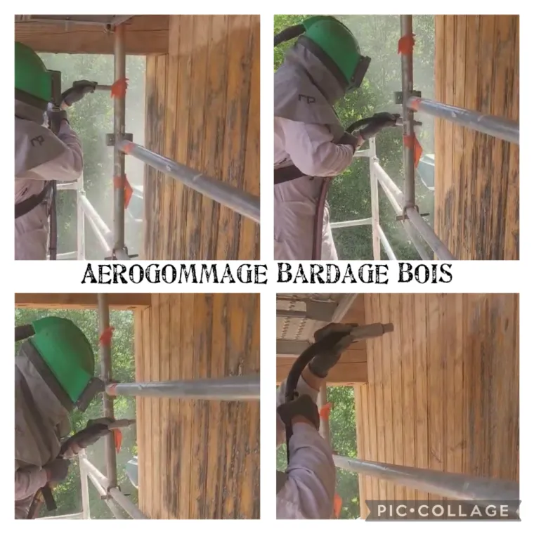 Aerogommage batdage bois commune champfromier 01, Bourg-en-Bresse, Certif