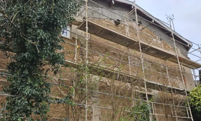Rénovation pisé à ecully 69 enduit à la chaux , Bourg-en-Bresse, Certif